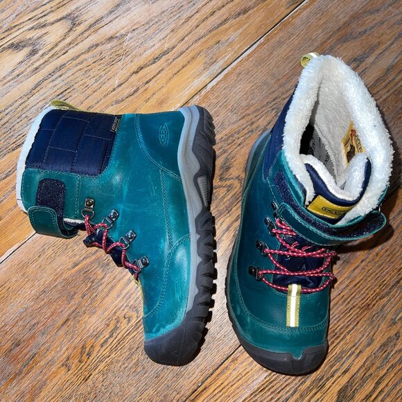 KEEN  Kanibou Wp leather ankle boot/fleece lined/New without box/tags/ 2 - Picture 1 of 8